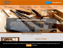 Tablet Screenshot of carpinteriasenmadrid.es